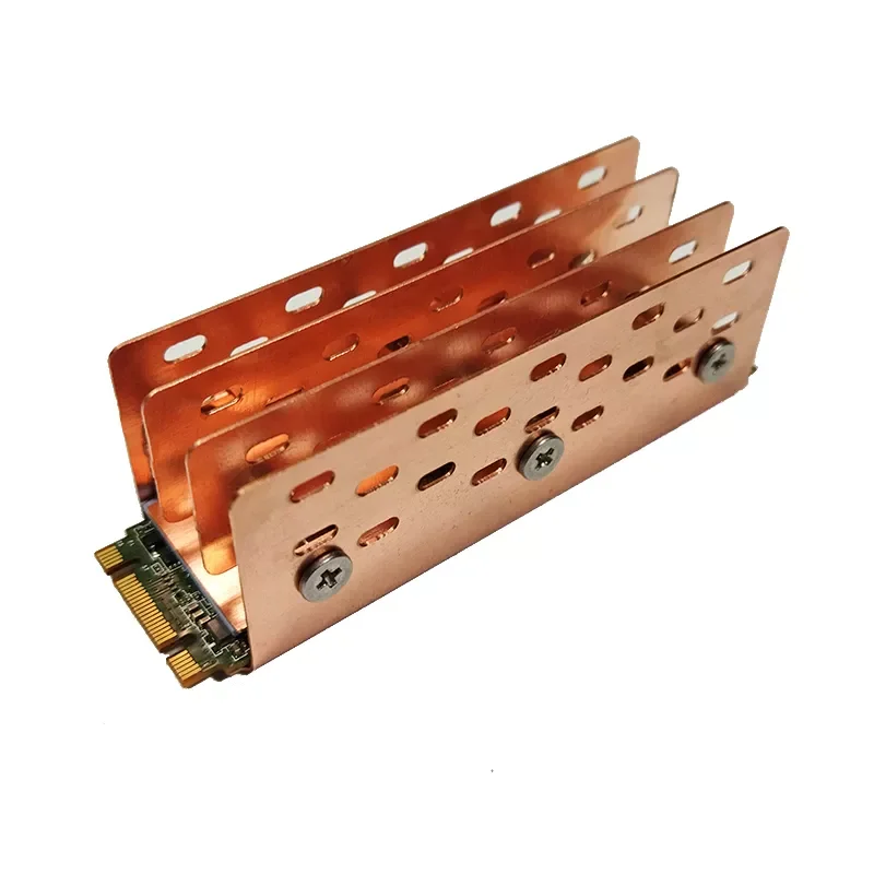 

Медный лист M.2, теплоотвод NVME, теплоотвод NGFF M.2 2280, теплопроводность, силиконовая подкладка, охлаждающий вентилятор, кулер