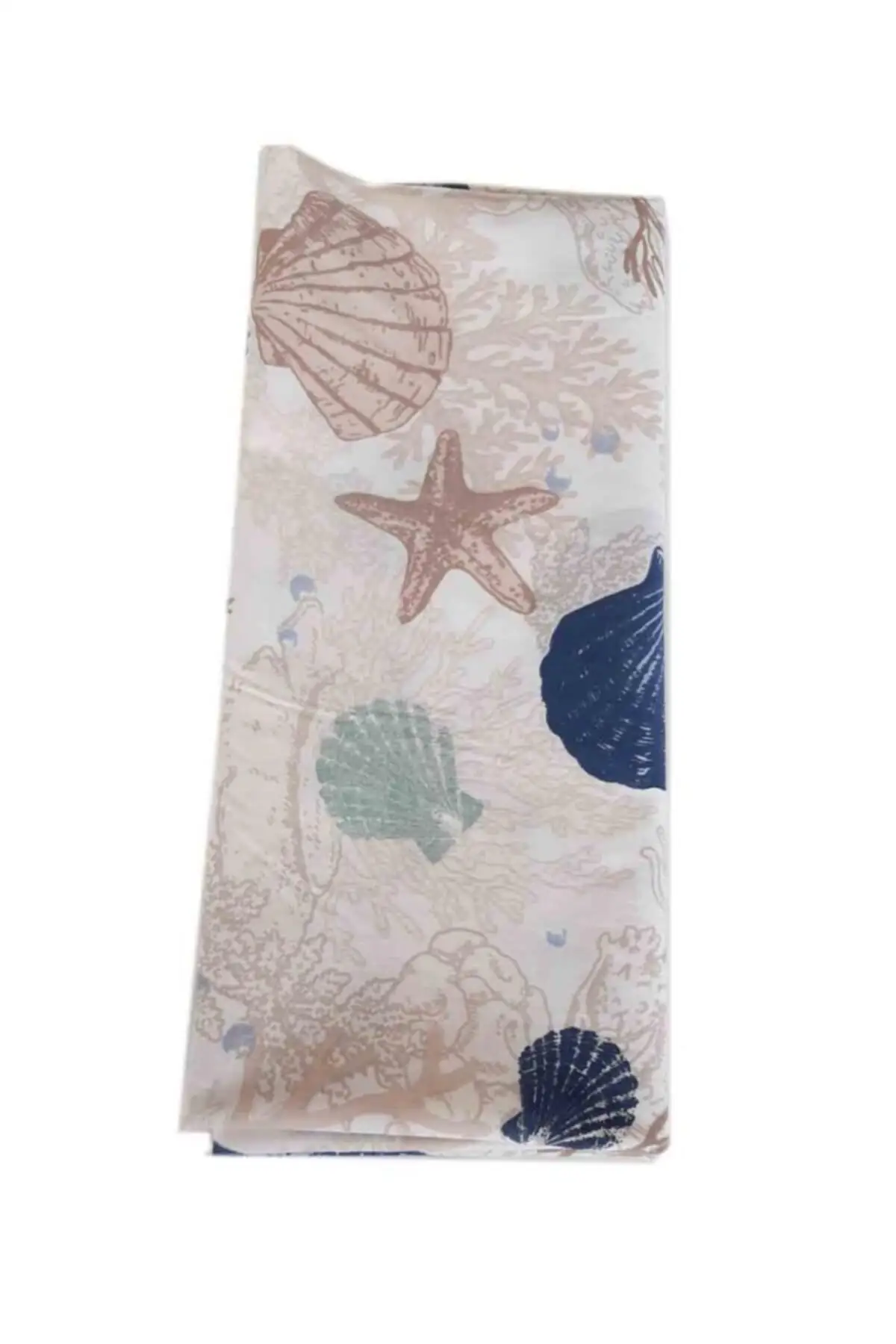 

120x50 Cm, Cotton Lining Fabric Sea Shell And Star Pattern
