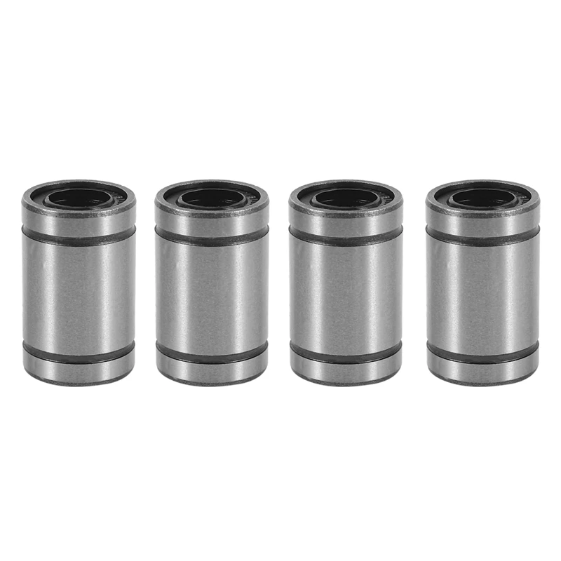 

4 шт LM8UU 8x15x24 мм двухстороннее резиновое уплотнение линейного движения шариковых подшипников втулка
