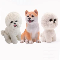 big bichon silicone candle mold diy shiba inu dog aromatic candle making soap resin plaster mold gifts home decor craft supplies