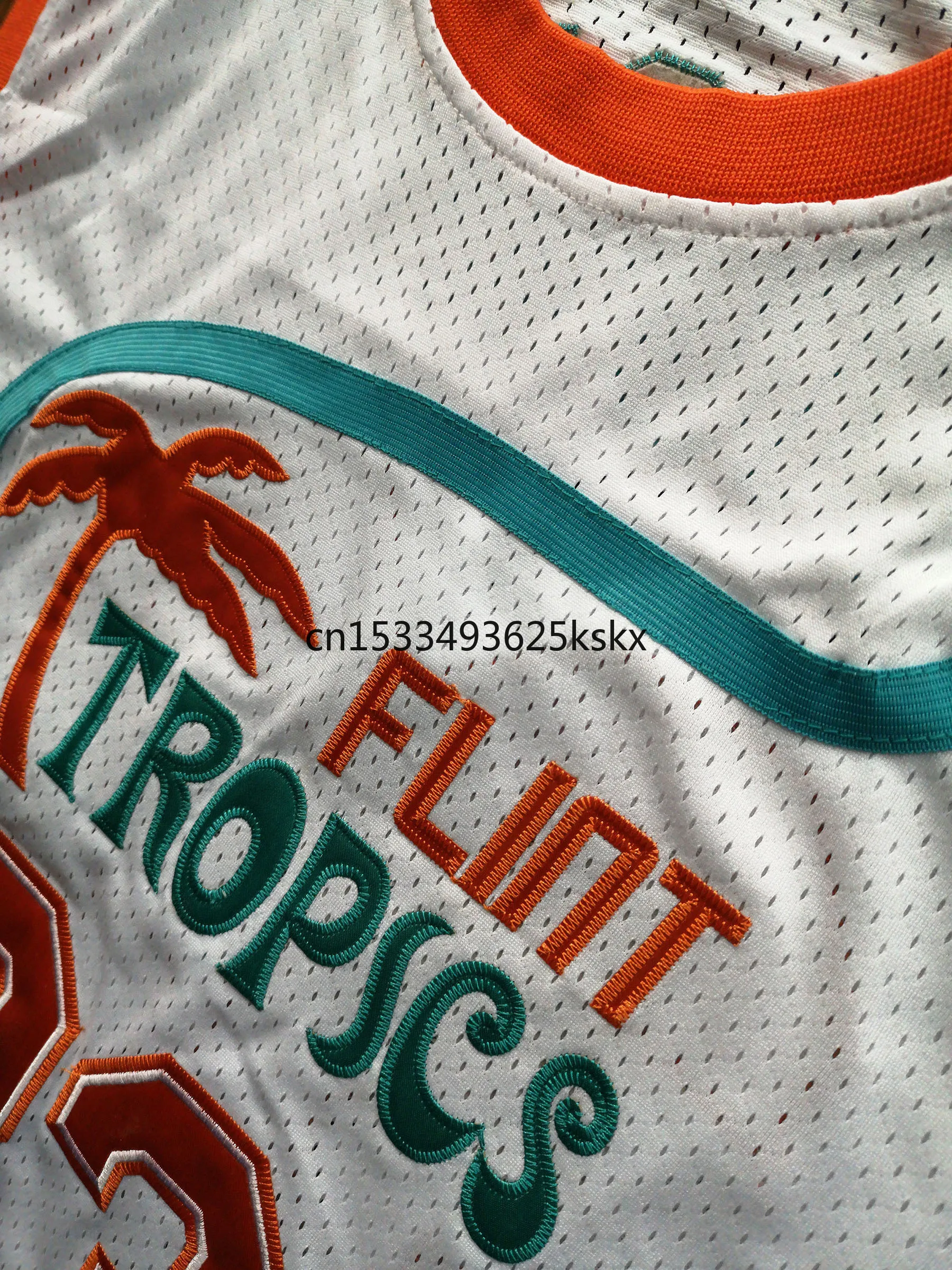 Кофейный черный Джерси 7 цветов тропики баскетбольная 33 Джеки Луна спортивная