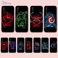 marvel art superhero phone case for xiaomi mi 8 9 10 lite pro 9se 5 6 x max 2 3 mix2s f1