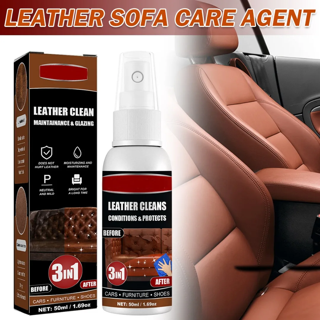 

Средство для ухода за кожей и диваном 3 в 1, 50 мл