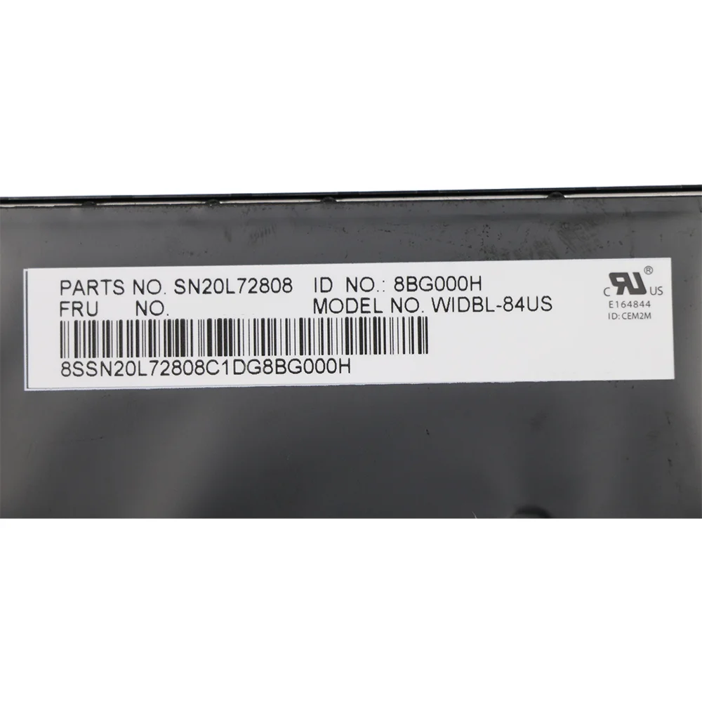 Клавиатура для ноутбука Lenovo ThinkPad T470 T480 A475 A485 внутренняя английская подсветка