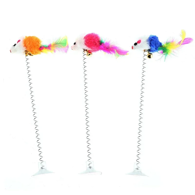 Jouet en pelucheשה pour animal mengnie аспирация avec cloche jouets de jeu chaton анализ animaux ertnie