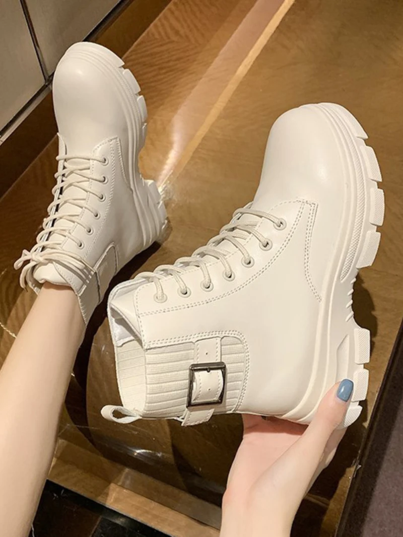 New Arrivals Soft Boots Women Shoes Woman Boots Fashion Round PU Ankle Boots 2023 Winter Elastic Black Boots Comfortable Boots