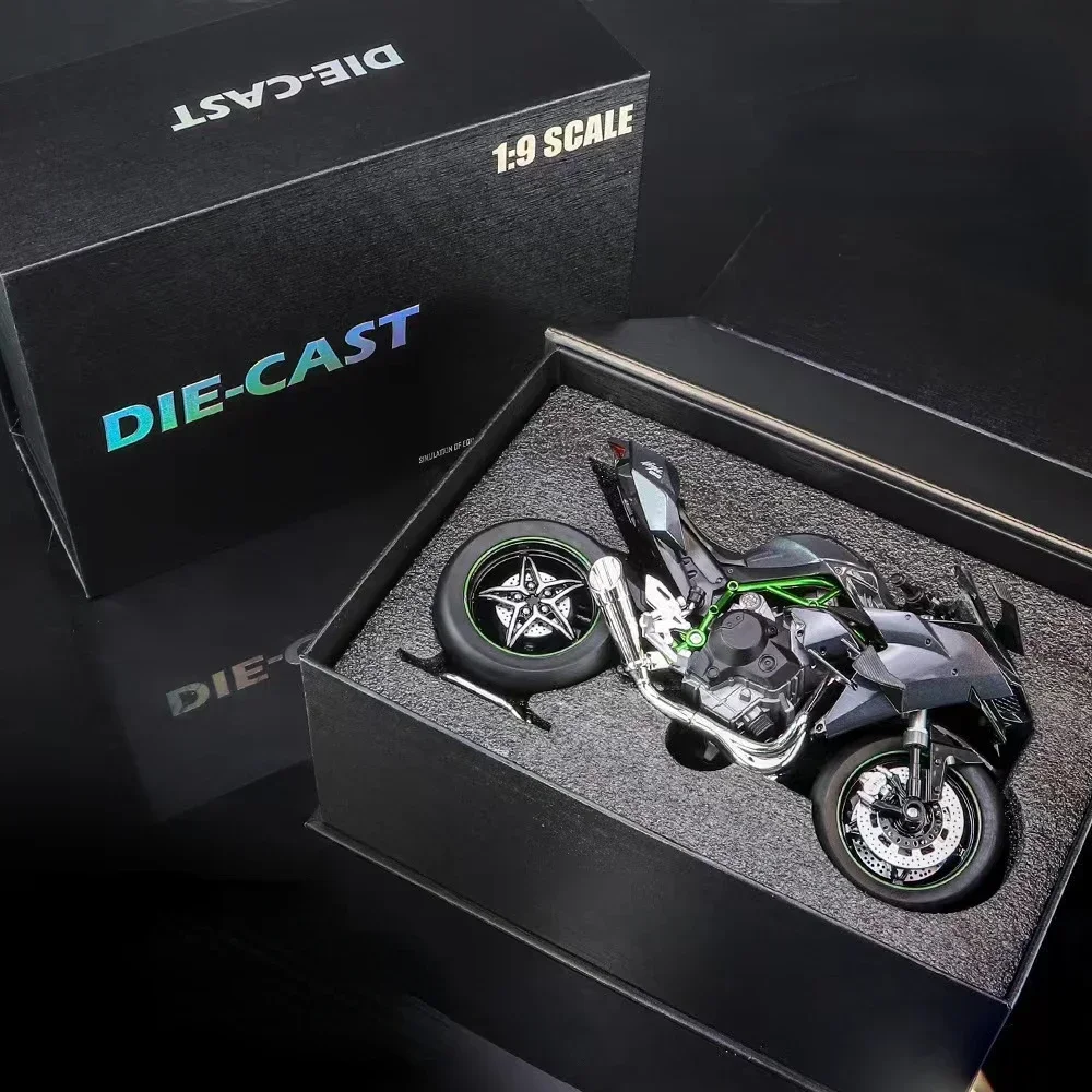 1:9 Ducati V4S Kawasaki H2R H2 BMW S1000RR Большой мотоцикл Модель из сплава Коллекция Серия