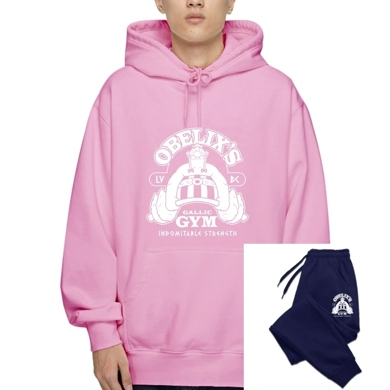 

Obelix Gym T-Sweatshirt Hoodies Schwarz Gallier Germane Idefix Fix Germane Gym