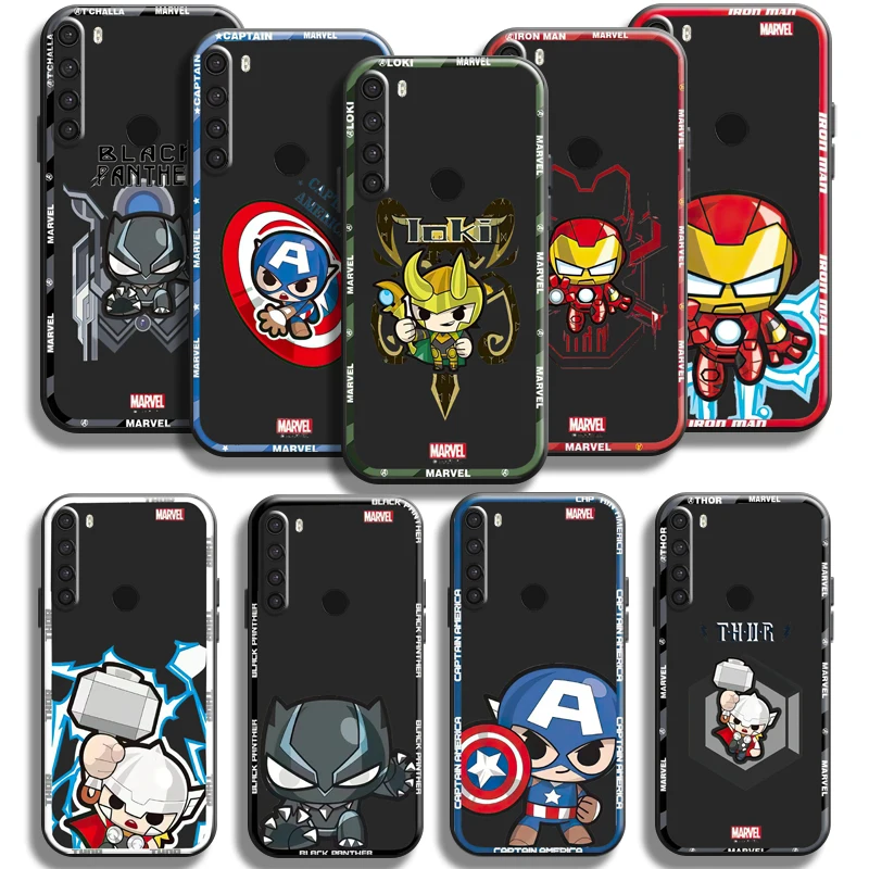 

Marvel Avengers Captain America For Xiaomi Redmi Note 8 2021 Note 8T 8 Pro Redmi 8 8A Phone Case TPU Back Soft Silicone Cover