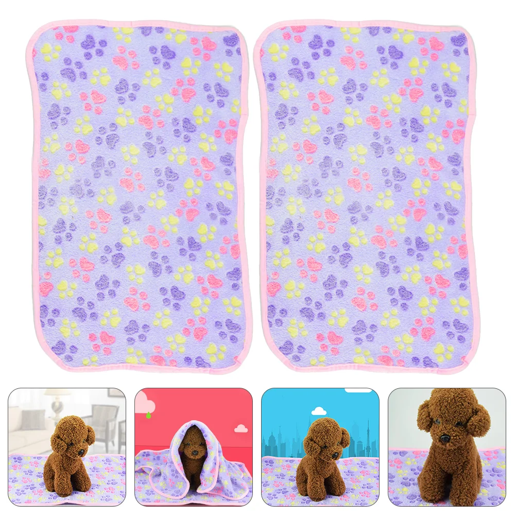 

2 Pcs Comfortable Portable Durable Warm Pet Sleeping Mat Pet Sleeping Cushion for Shop Dorm