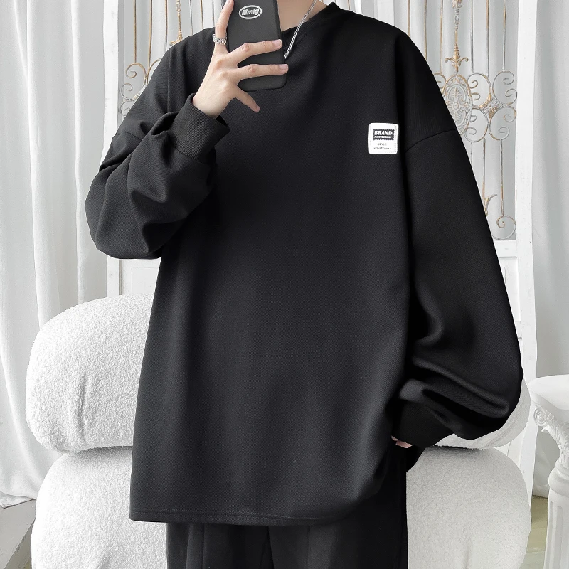 

2023 Autumn New Sweater Men's Melody Windmill Large Pineapple Round Neck Sweater
