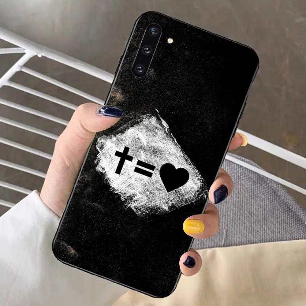 Чехол для телефона Версть христианской Библии Иисуса Samsung Note 8 9 10 20 pro plus lite M 11 30 21 31