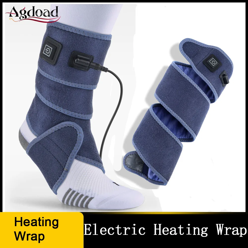 USB Heating Pad Wrap for Arm Foot Wrist Knee Support Brace Electric Warmer Hot Compression Arthritis Pain Relief Wristband Belt