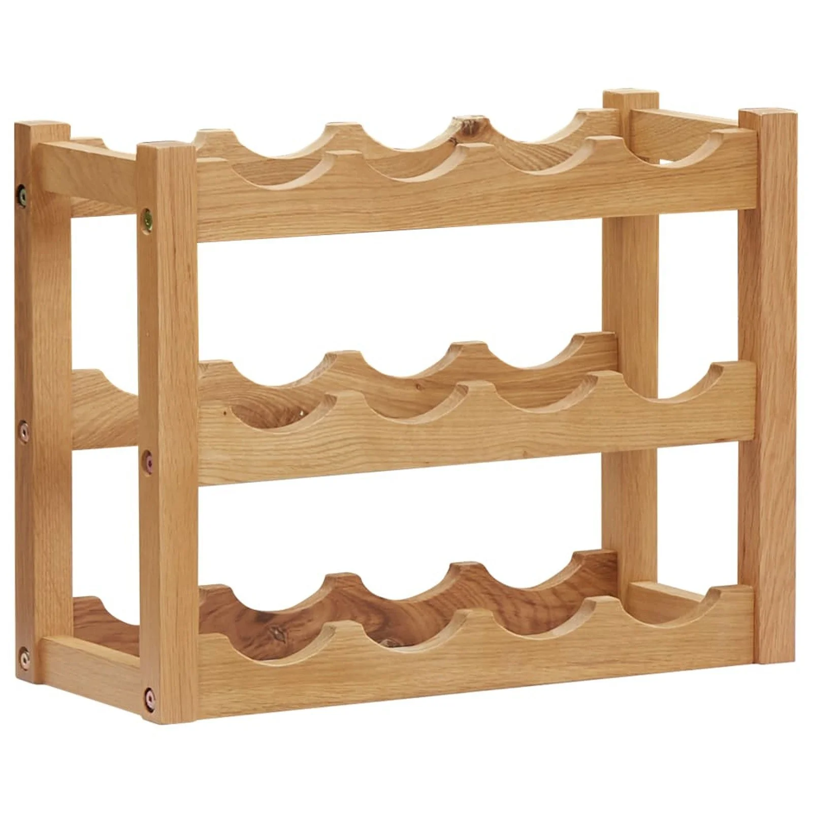 

Винный шкаф для 12 бутылок 18,5 "x 8,3" x 14,2 "из массива дуба