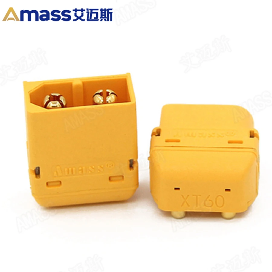 

Free Shipping Amass 5 Pair Xt60pw High Current Horizontal Circuit Board Connector Rc Lipo Battery