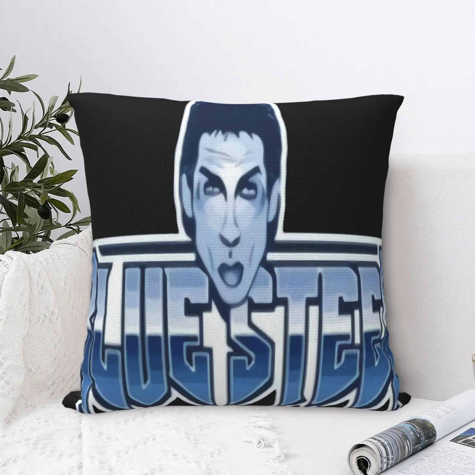 

Голубая стальная наволочка Zoolander для подушки, домашний декор, наволочки для подушки, аниме наволочка для подушки, наволочка для подушки