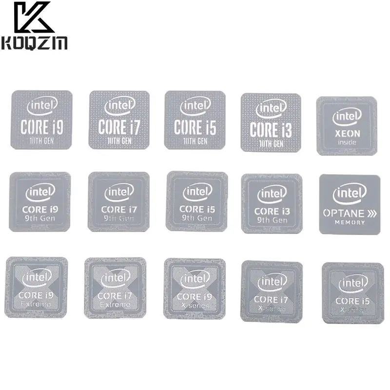 

Ноутбук 10-го поколения Intel Core I9 I7 I5 I3 металлическая наклейка с логотипом для дома школы офиса