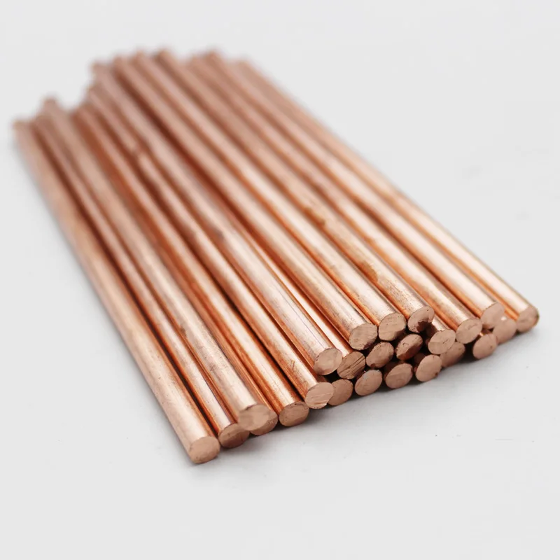 

5pcs Pure Copper Rod Round Bar 5pcs 99.9% Red Metal Dia 4mm Length 100mm