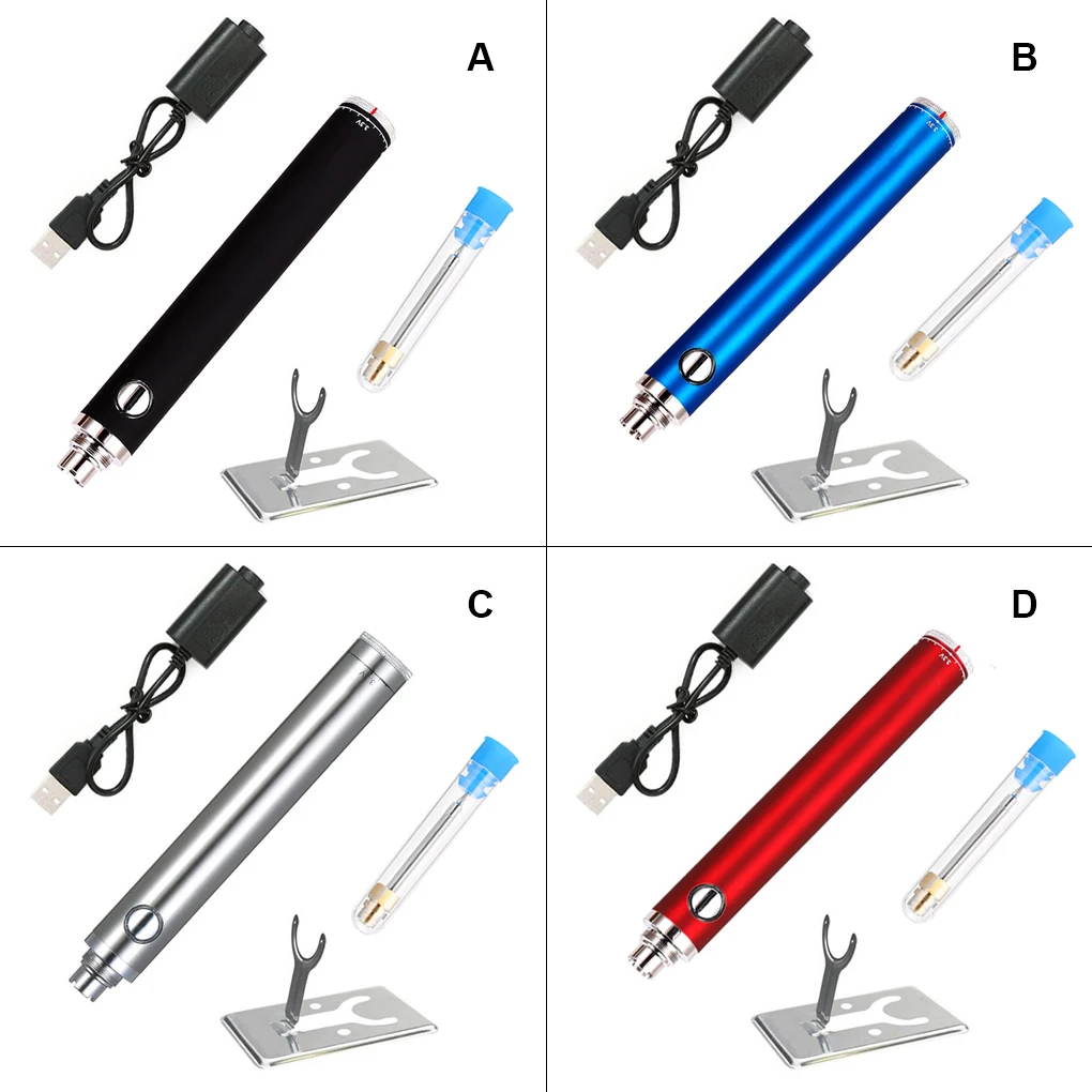 

Portable USB Soldering Iron Handheld Mini Adjustable Rechargeable Welding Tool Digital Hand Craft Craftsmen Red