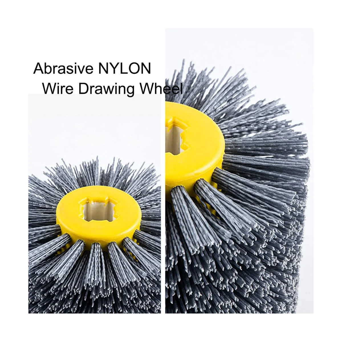 Абразивное нейлоновое колесо для рисования зернистость 120 мм x 100 плоской и
