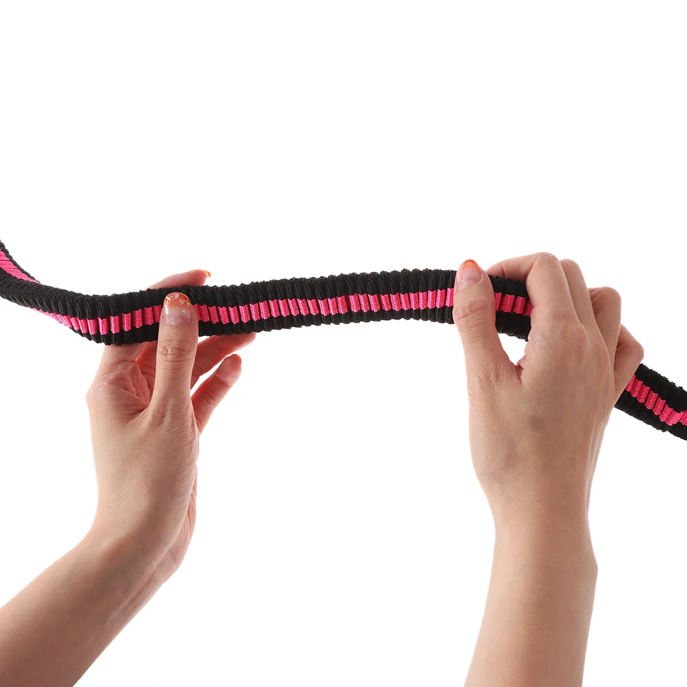 Эластичная веревка для прогулок и дрессировки собак 120 см с ручкой | Дом сад