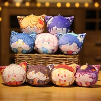 bandai 30cm genshin impact anime game slime pendant plush toys pillow cushion plush doll kawaii room decor gifts for childrens