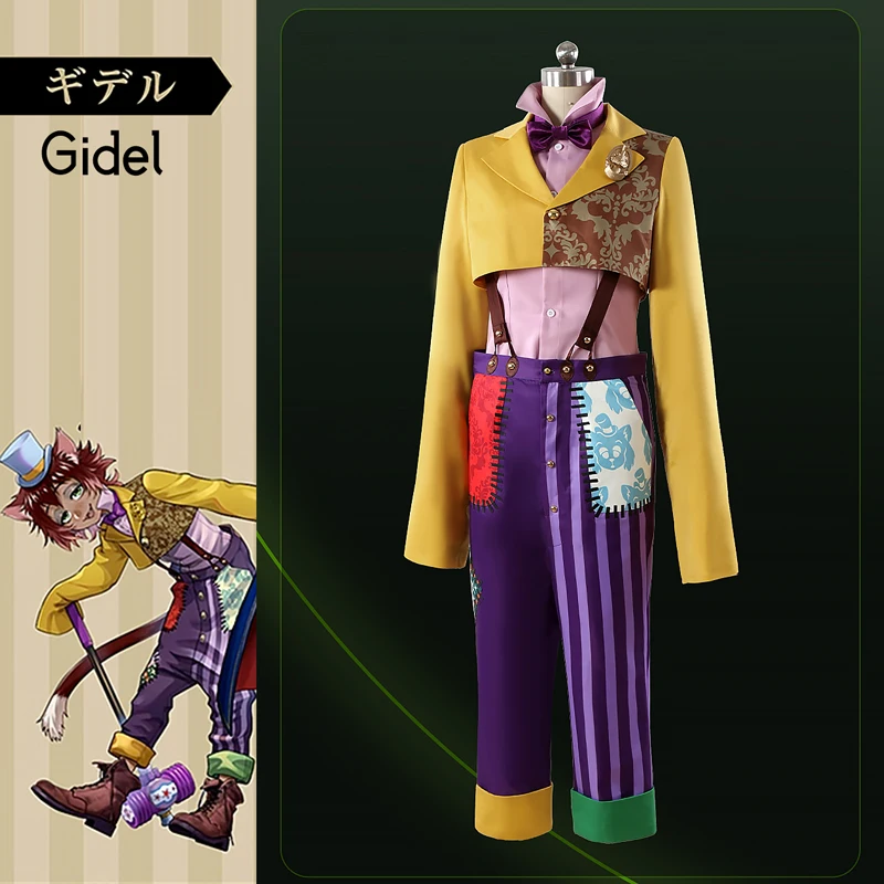 Витая Страна Чудес Playfulland Gidel Косплей Костюм Униформа с шляпой на заказ F