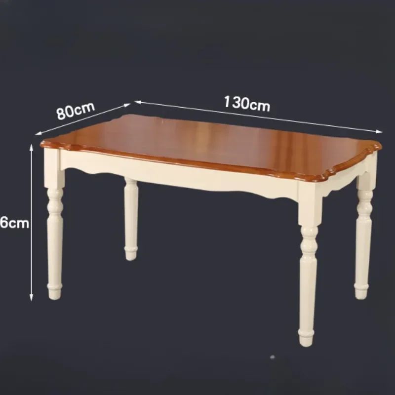 Обеденный стол из цельного дерева офисный маленький роскошный обеденный на