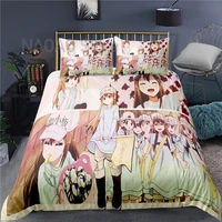 anime hataraku saibou cells at work 3d printed bedding set duvet cover full twin size for kids girls boys bedroom decor