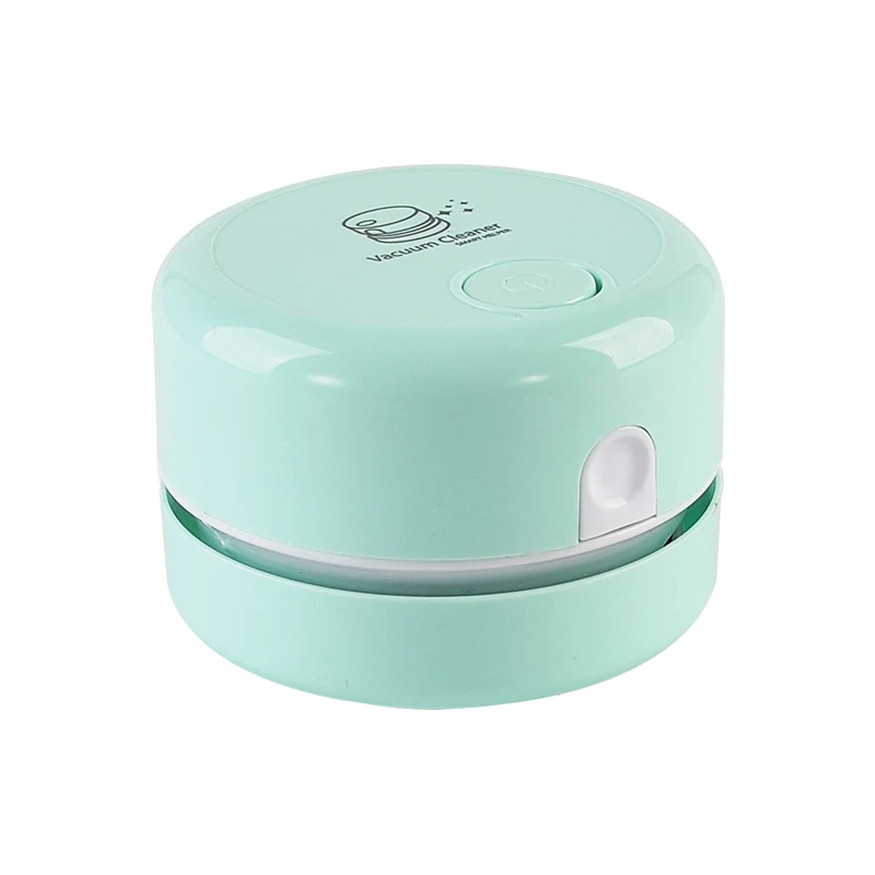 

Desktop Vacuum Cleaner, Mini Table Dust Sweeper, Handheld Cordless Tabletop Vacuum Cleaning for Keyboard School,Green