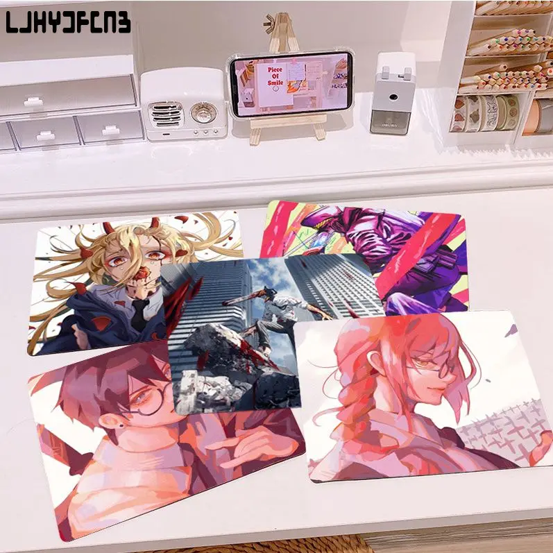 

Chainsaw Man Rubber Small Cabinet Gaming Computer Laptop Desk Mat Mouse Pad Mouse Mat Notbook Desktop Mat