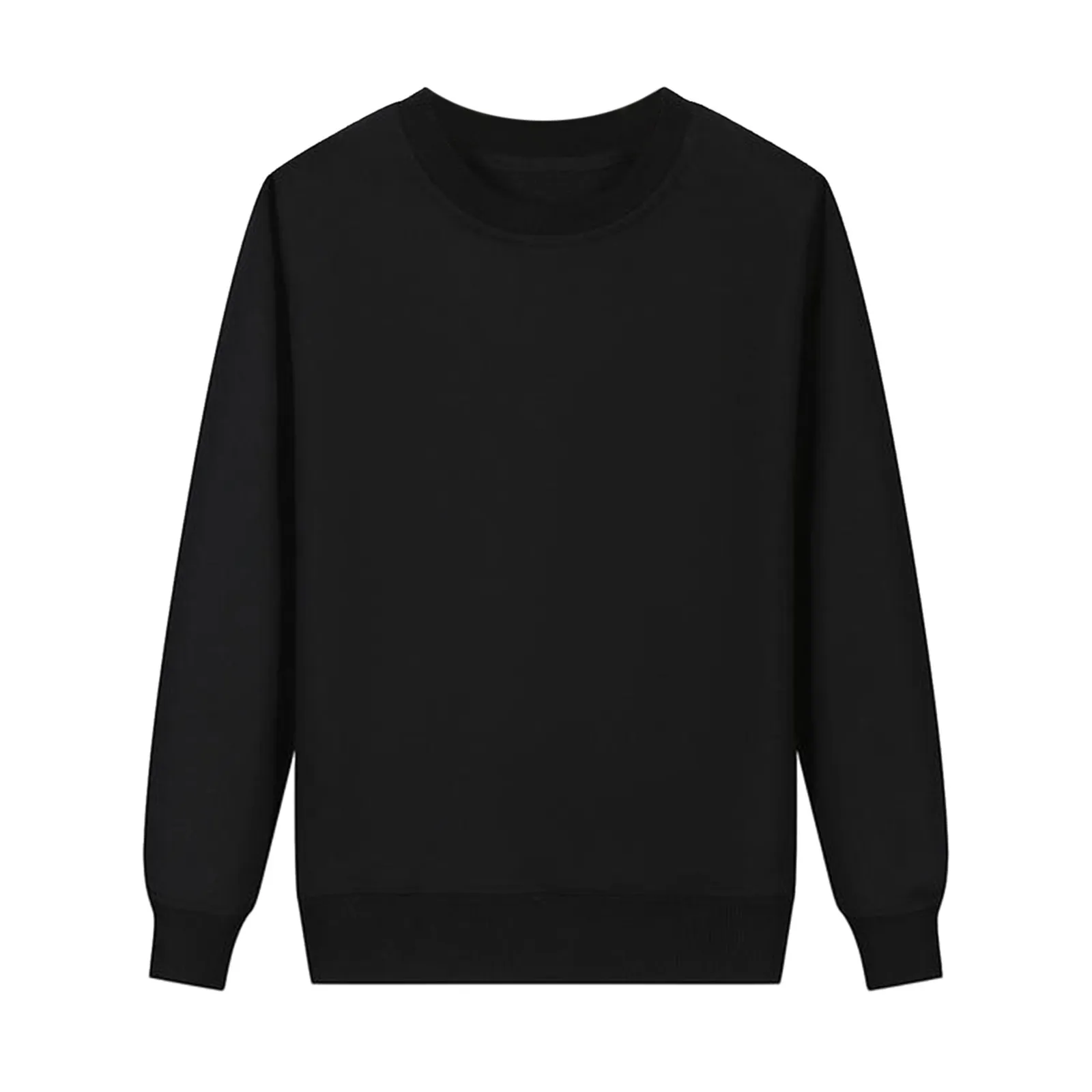 

Ladies Autumn Winter O Neck Solid Color Pullover Sweatshirt Long Sleeve Sweatshirts Women Womens Loose Sweatshirt