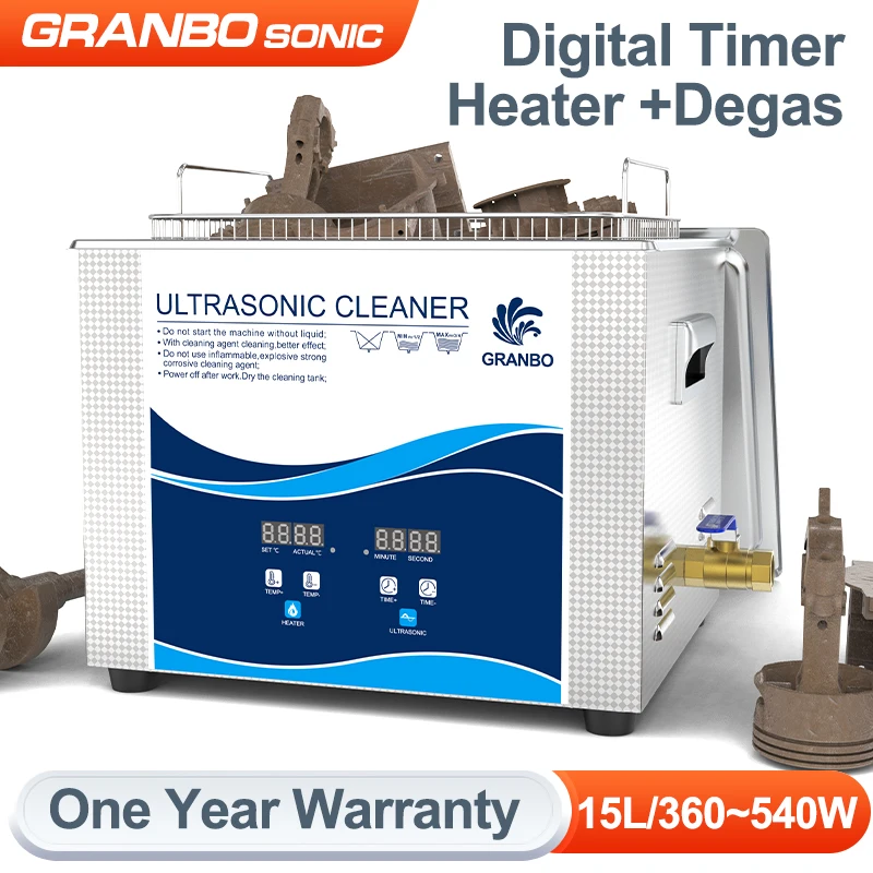 Granbo Ultra Sonic Cleaning Machine 15L Цифровое управление 360 Вт 540 Вт 40 кГц 110 ~ 220 В Ультразвуковой очиститель Ванна Быстрая доставка (art.: 3920cd36caf93) - 3920cd36caf93