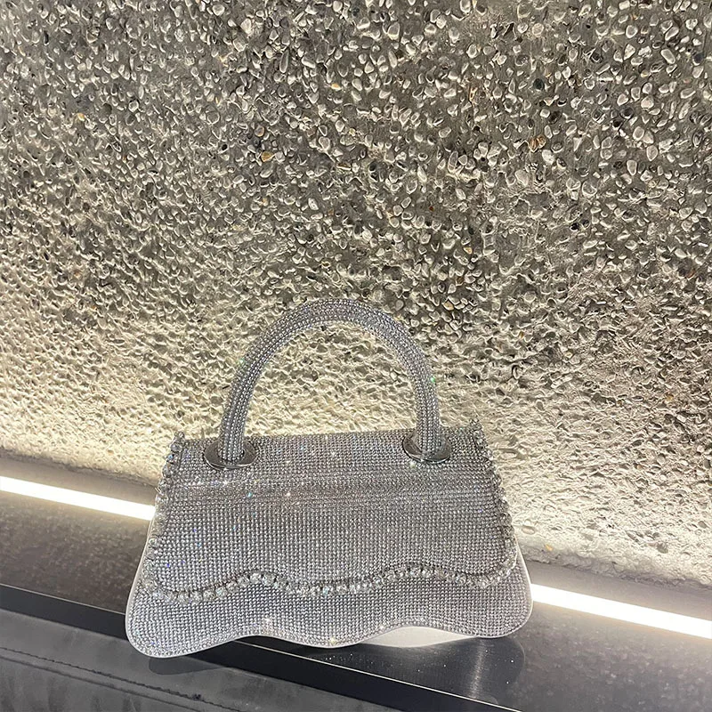 

2022 New Rhinestone Handbag for Women Bag Diamonds Shoulder Bag Purse Ladies Female Crossbody Bag shining Messenger bag