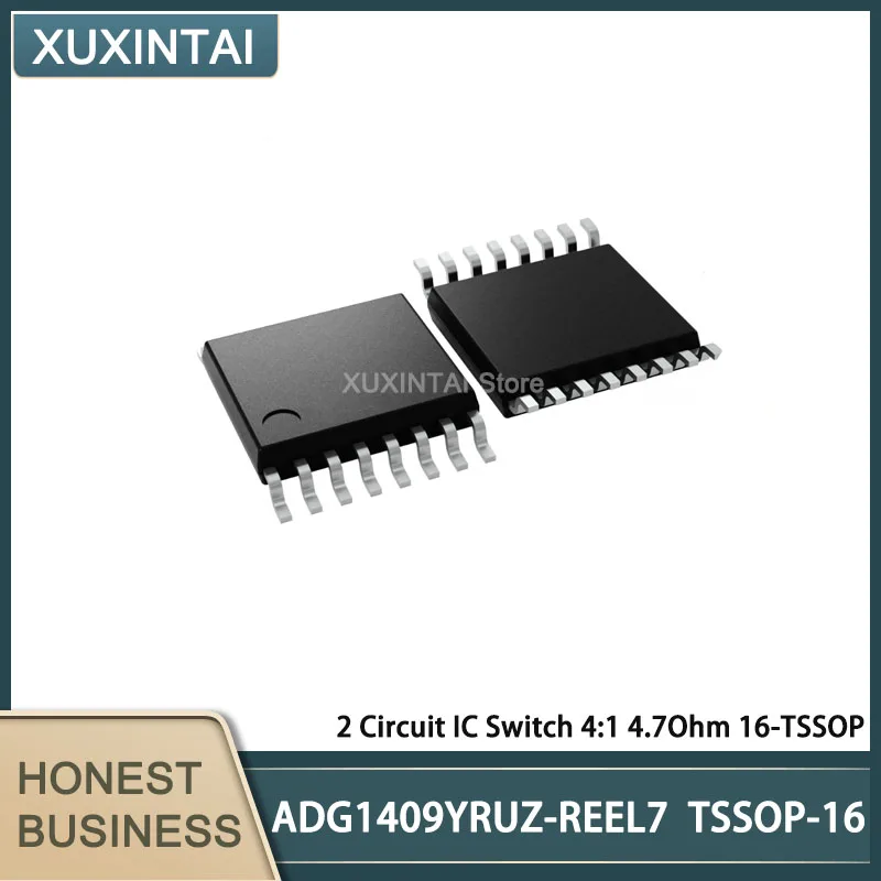 

5Pcs/Lot ADG1409YRUZ-REEL7 ADG1409YRUZ 2 Circuit IC Switch 4:1 4.7Ohm 16-TSSOP