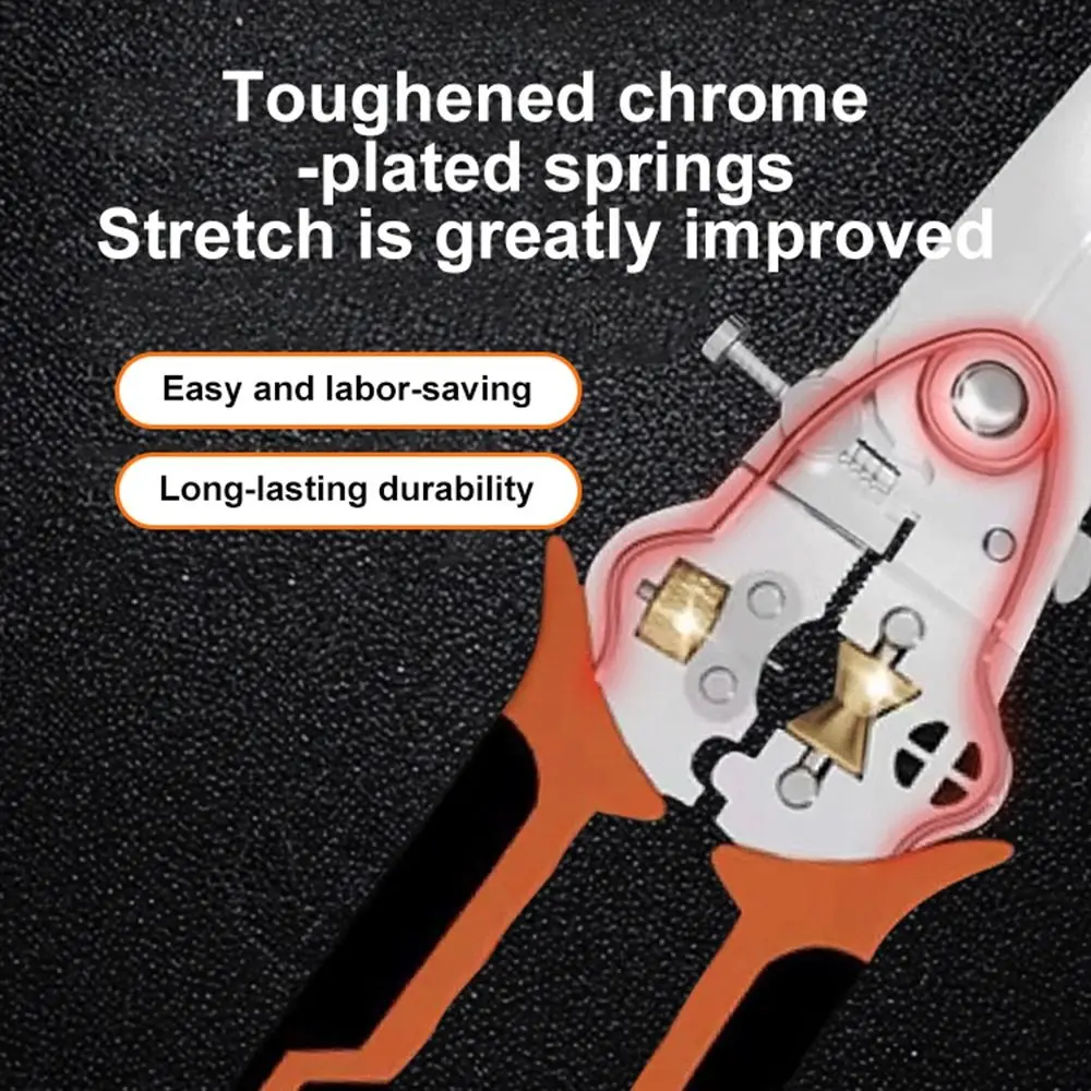 Съемник для зачистки проводов 10 в 1 автоматические регулируемые обжимные клещи