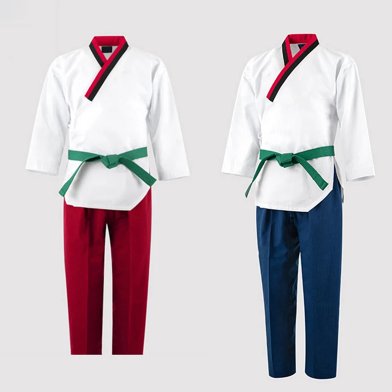 Боевые искусства Dobok Tae Kwon Do униформа для тхэквондо с V-образным вырезом