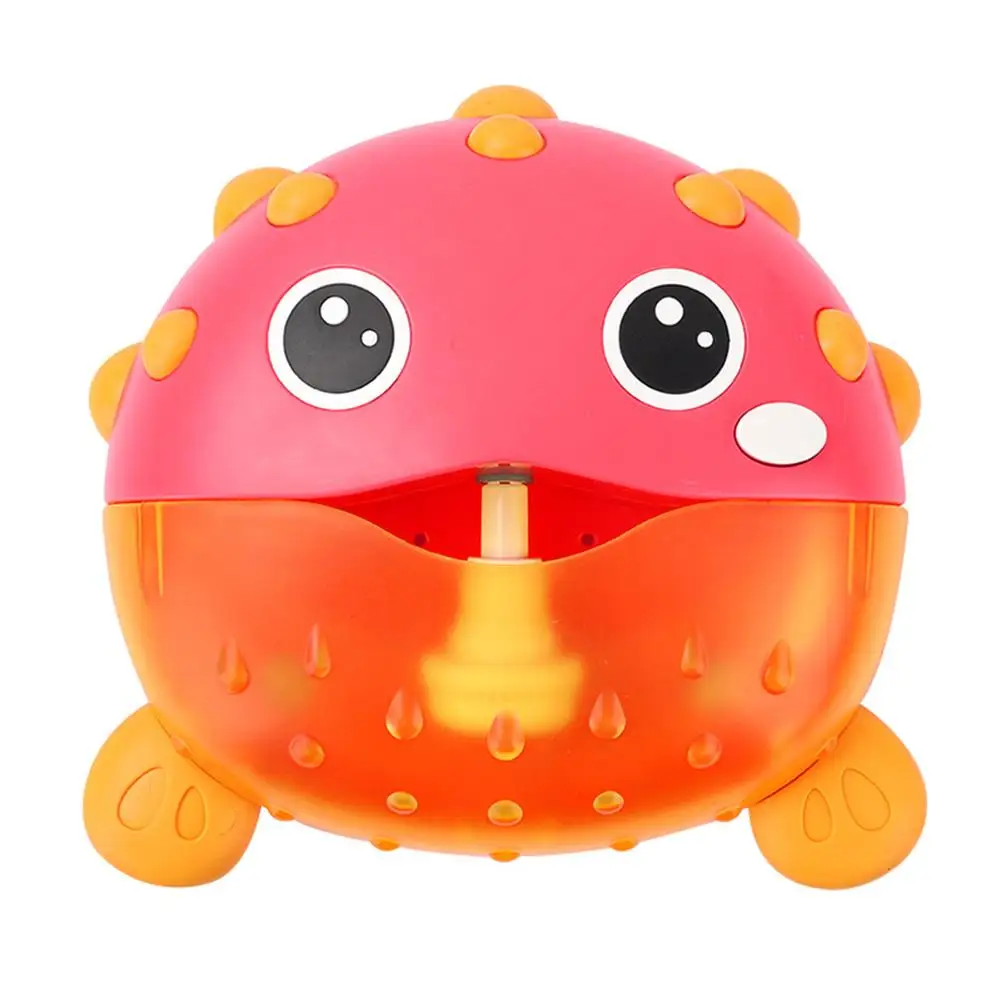 

Puffer Fish Music Bubble Machine Built-in 12 Classic Songs Funnny Children Bath Toys