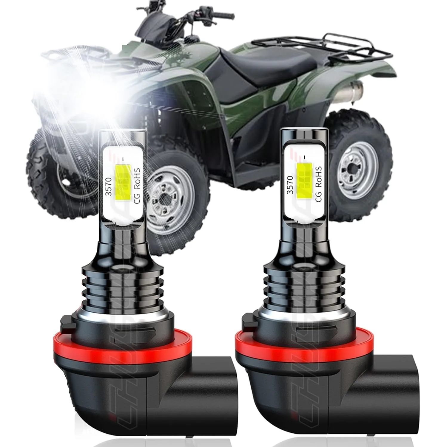 

Комплект светодиодных ламп HP5 для Honda TRX 350 TRX350 Rancher 2004-2006 ATV для фар OE