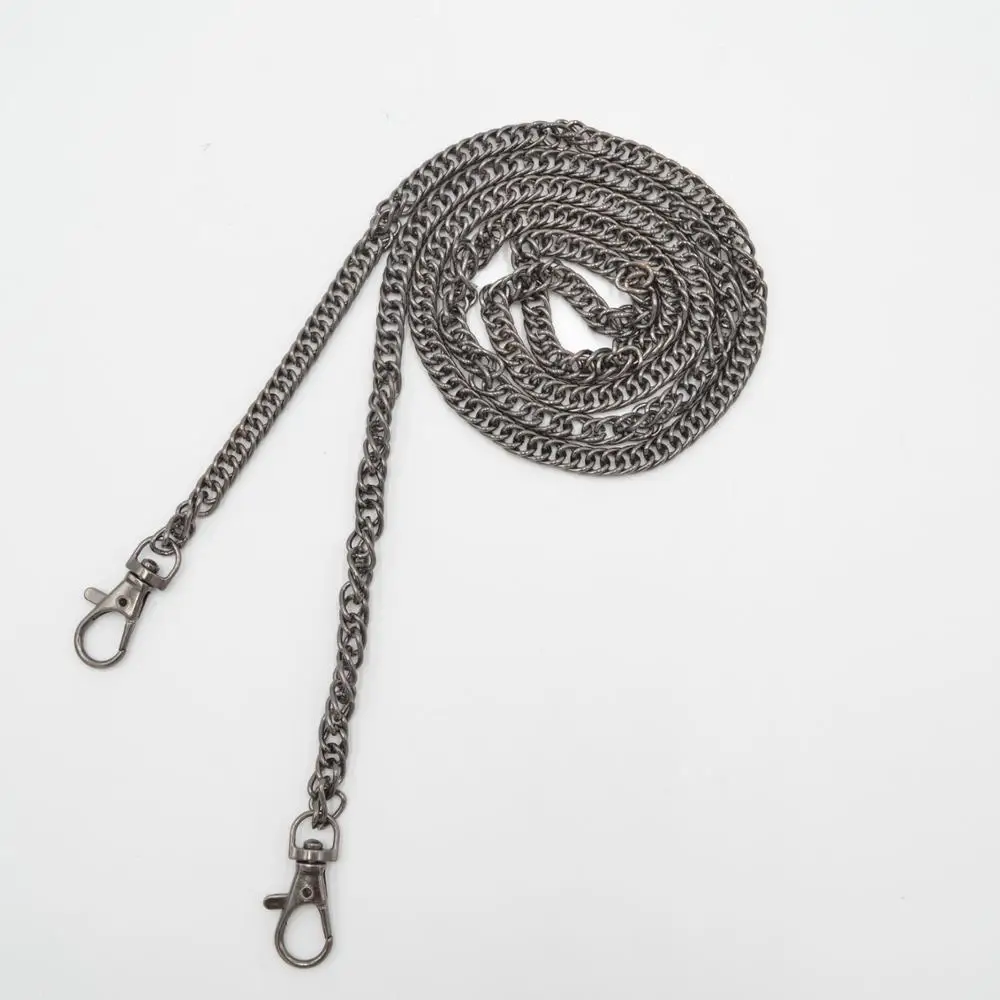  Bag Chain Shoulder Strap Ladies Metal Chain Handbag Buckle Handle DIY Shoulder Strap Accessory Bag Hardware Double Braid 10pcs