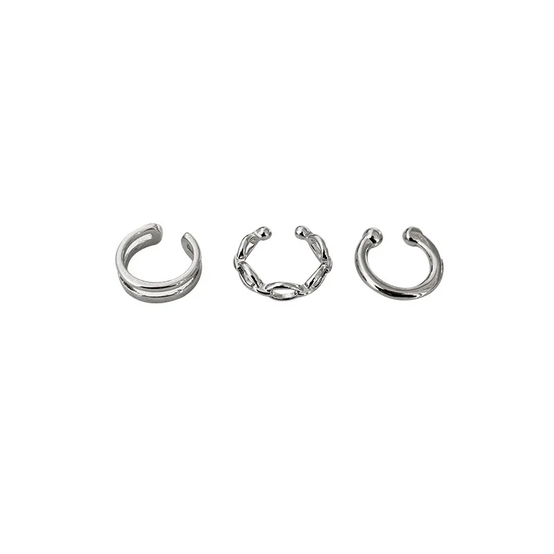 

PTQASP Trend Simple Holllow Clip Earrings for Women Creative Simple C Ear Cuff Non-Piercing Ear Clip Set Trend Jewelry Gift