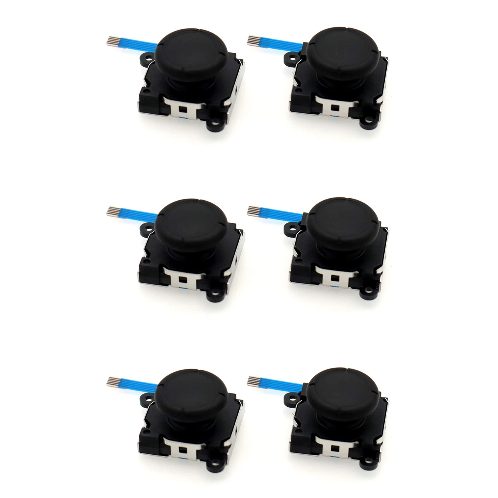 

RISE-6Pcs For Nintendo NS Handle Switch 3D Joystick Joy-Con Left And Right Handle Switch Handle Accessories