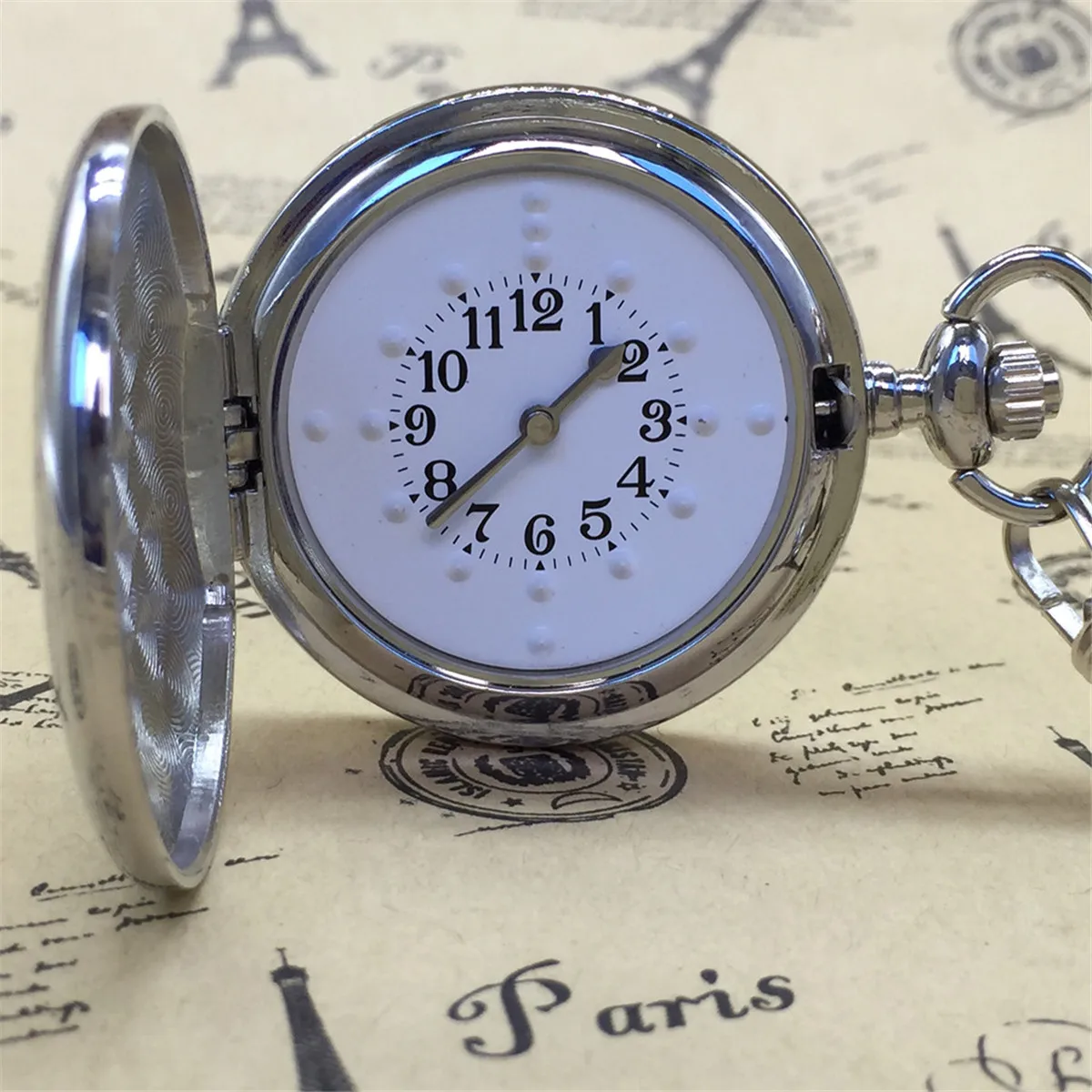 

Тактильные карманные часы для слепых людей или с нарушениями зрения