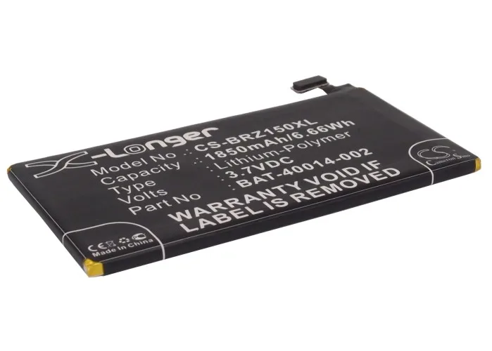 

CS 1850mAh / 6.85Wh battery for Blackberry Z15 BAT-40014-002