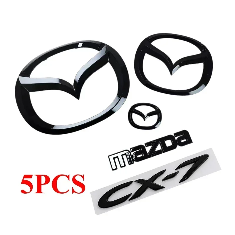

Пластик для Mazda CX-7 CX7, эмблема переднего багажника автомобиля, значок на руль, 3D кузов, замененная наклейка, задний хвост, украшение для ремонта