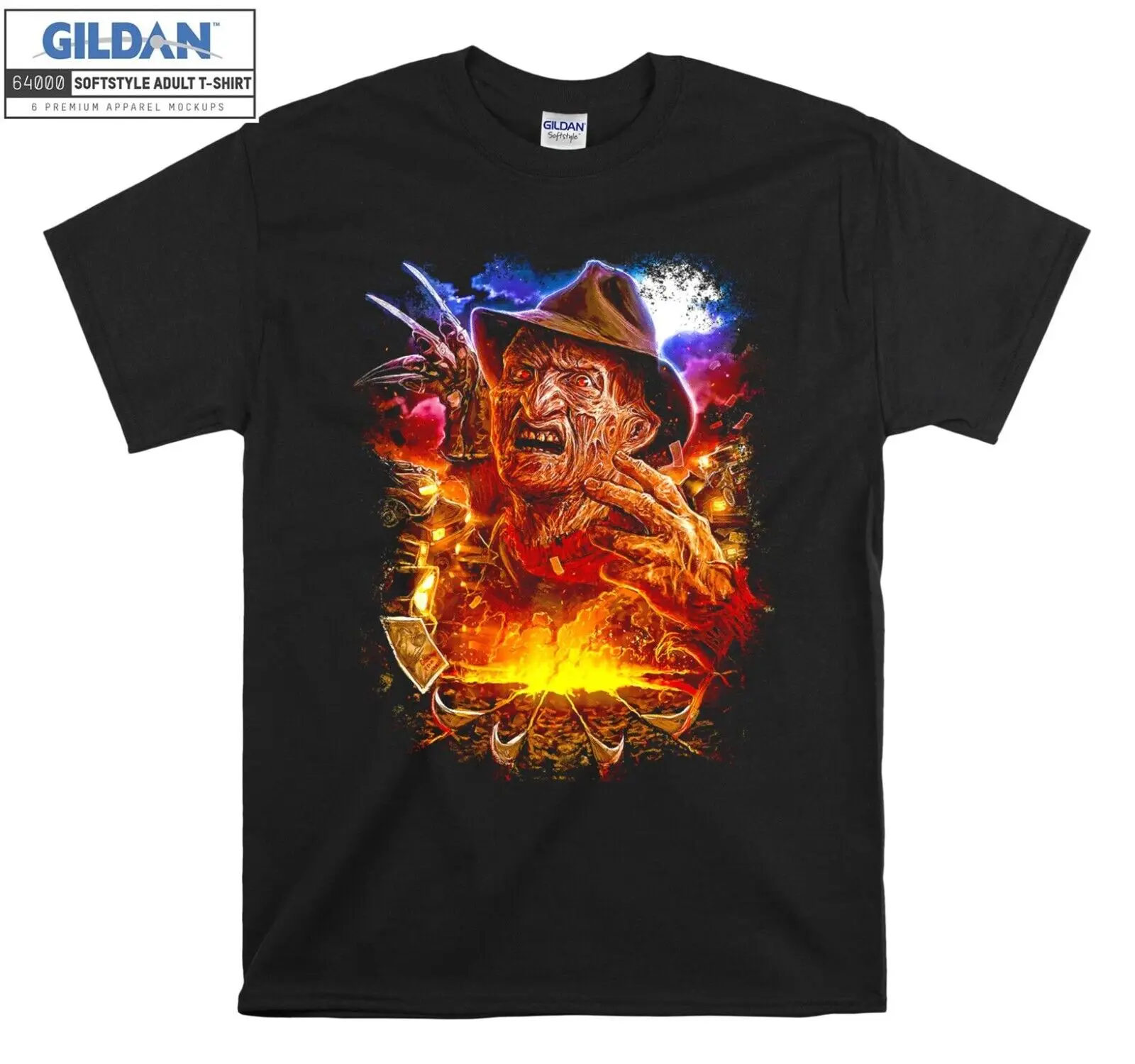 Футболка Freedy Krueger Halloween Horror F173