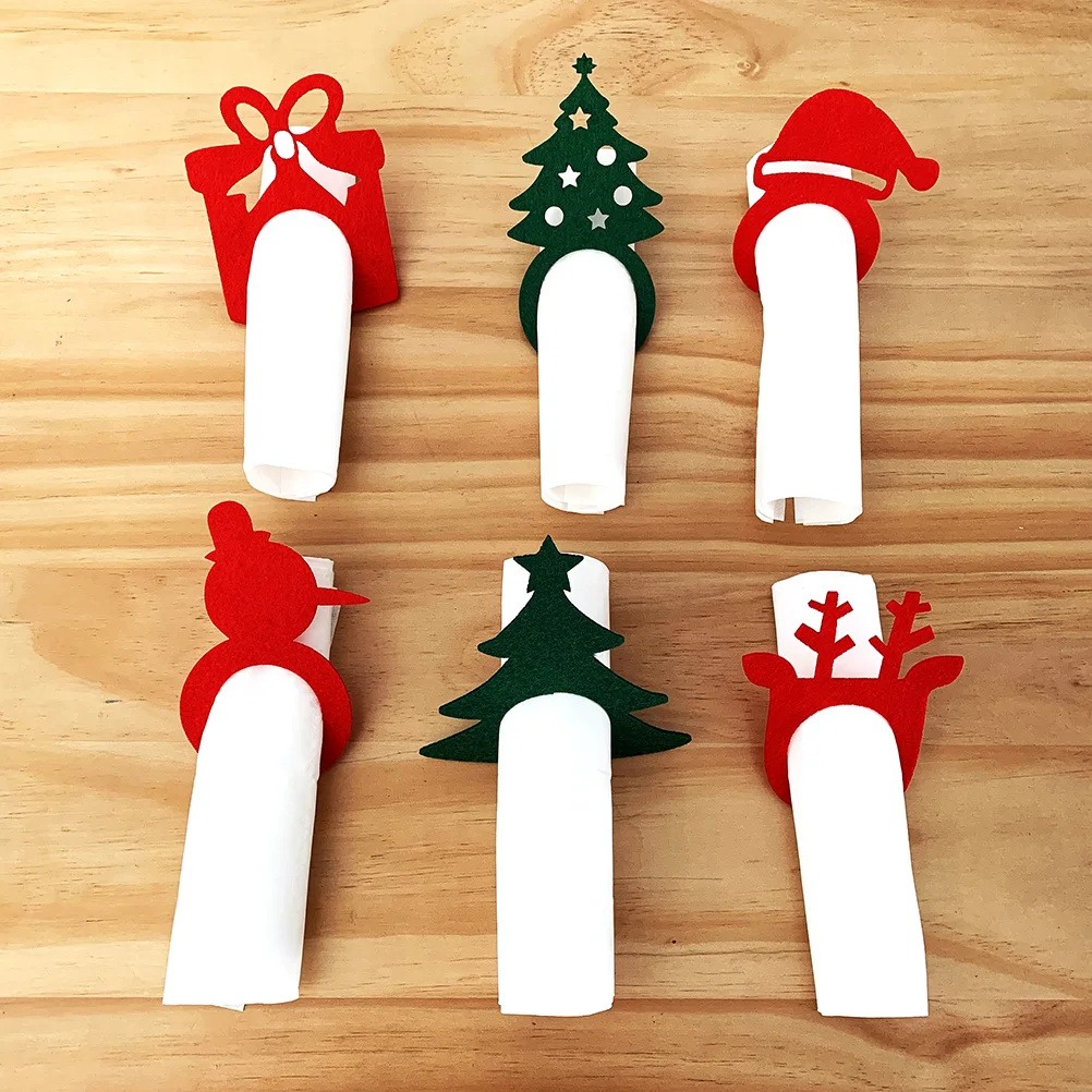 

Napkin Christmas Table Ring Wreath Holders Catering Centerpiece Wedding Adornment Holder Band Ornament Xmasfillers