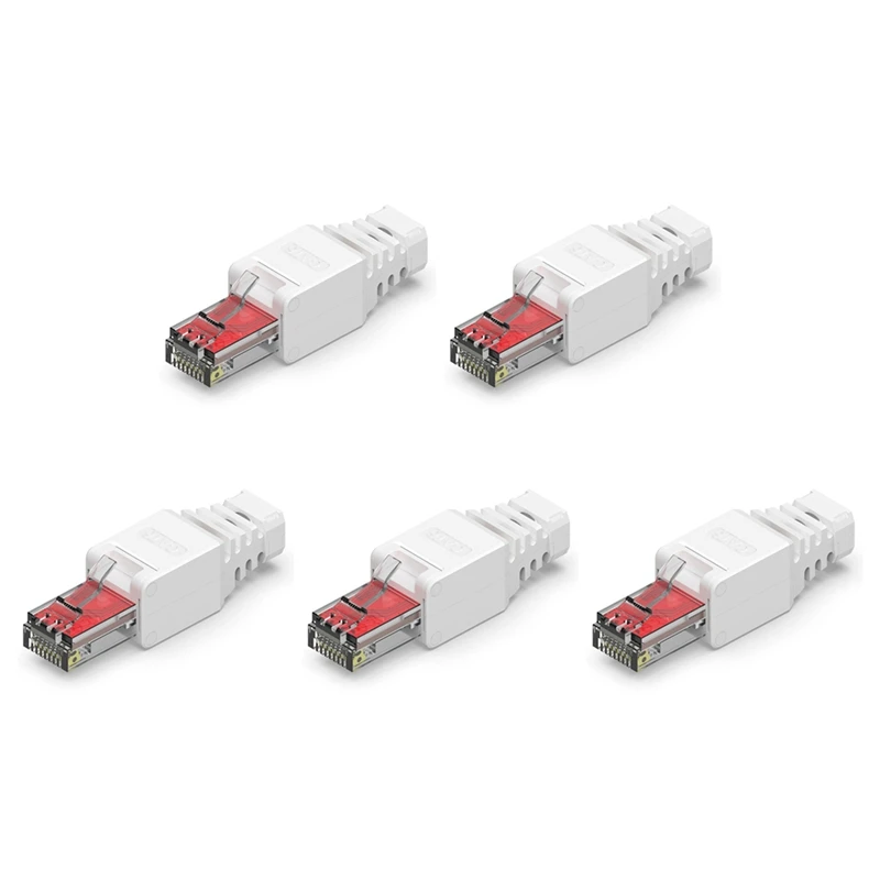 5 шт. RJ45 Wire-Punch Ethernet-штекер. Простая сетевая терминал сделай сам щипцы не требуется