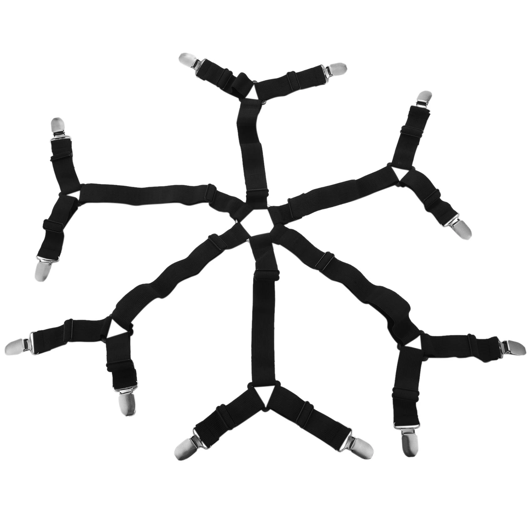 

Фотообои, ремешок для простыней, фотообои для кровати, трехсторонняя регулируемая эластичная и прочная с 6 сторон, подходит для всех матовых...