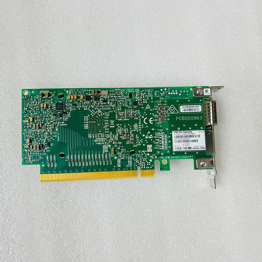 Фото Высоконадежная сетевая карта MCX455A-ECAT ConnectX-4 100G с одним портом 10-гигабитного Ethernet 00KH926 №1